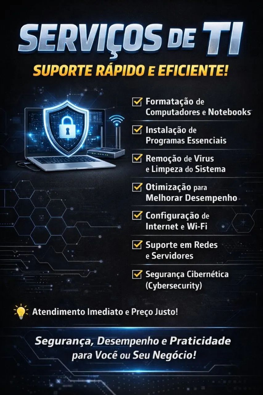 Consultório e Suporte em TI - Tecnologia da Informação 
