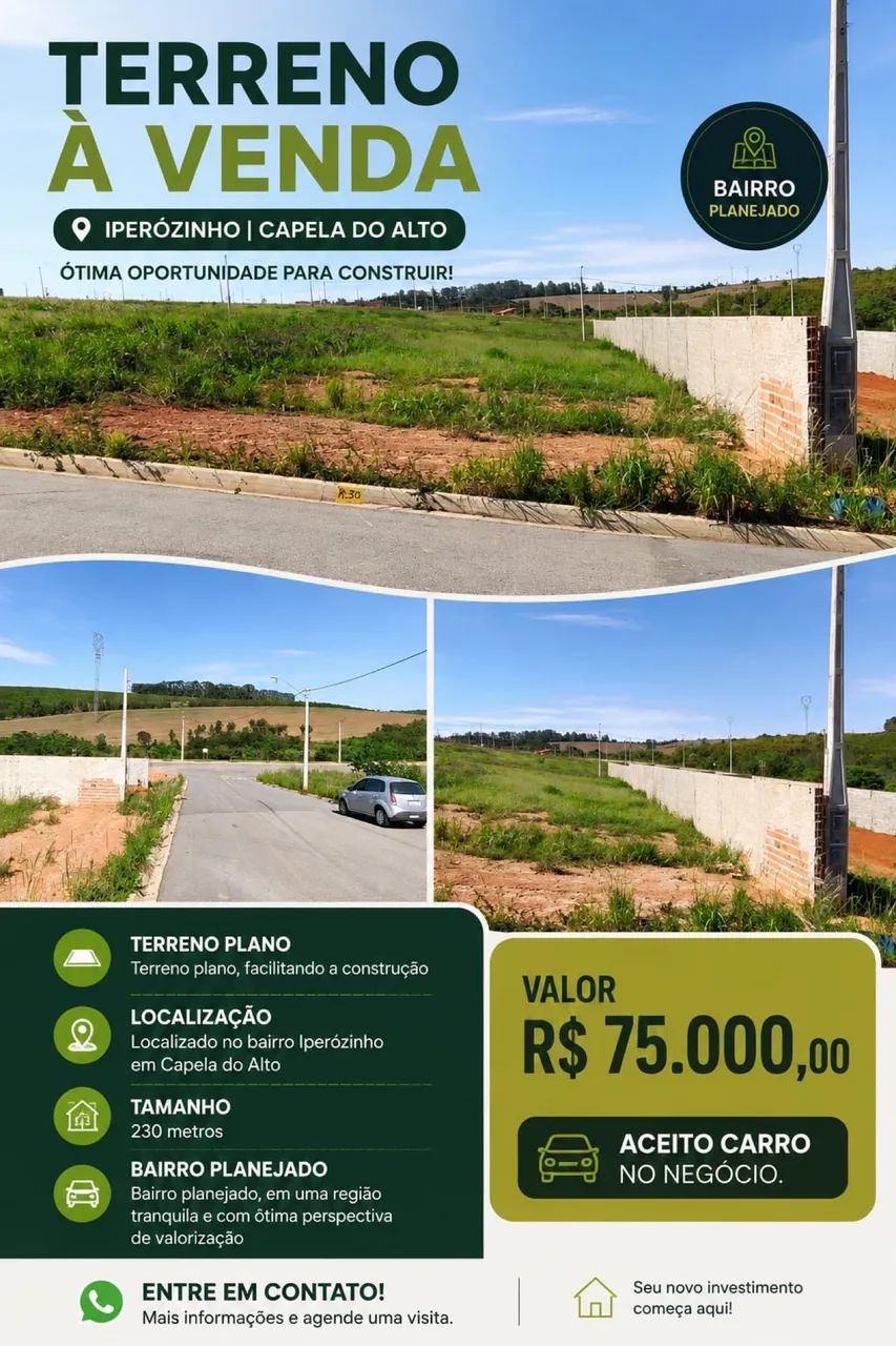 Terreno em Capela do Alto - Foto 3