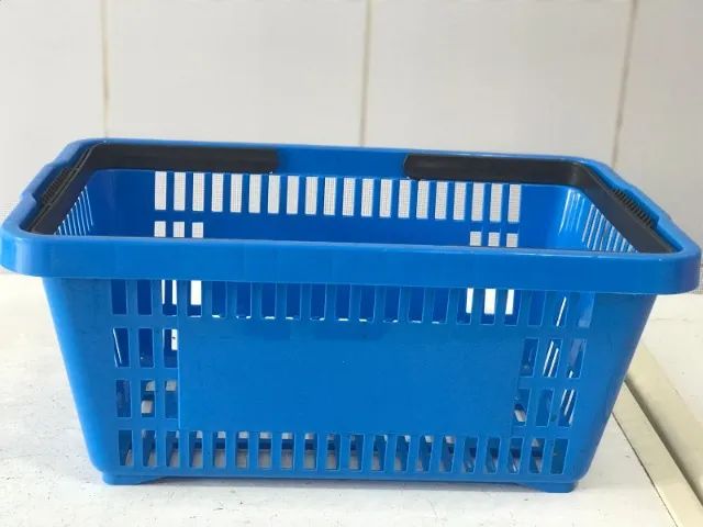 Cesta Plástica Reforçada para Mercado, Hortifruti, Peixaria  - Foto 5