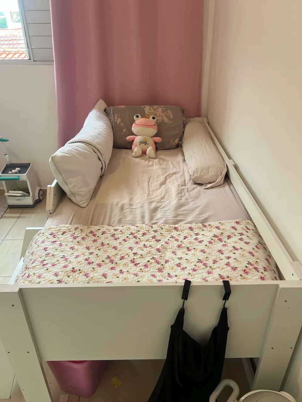 Cama de Solteiro Alta com caixas organizadoras  - Foto 6