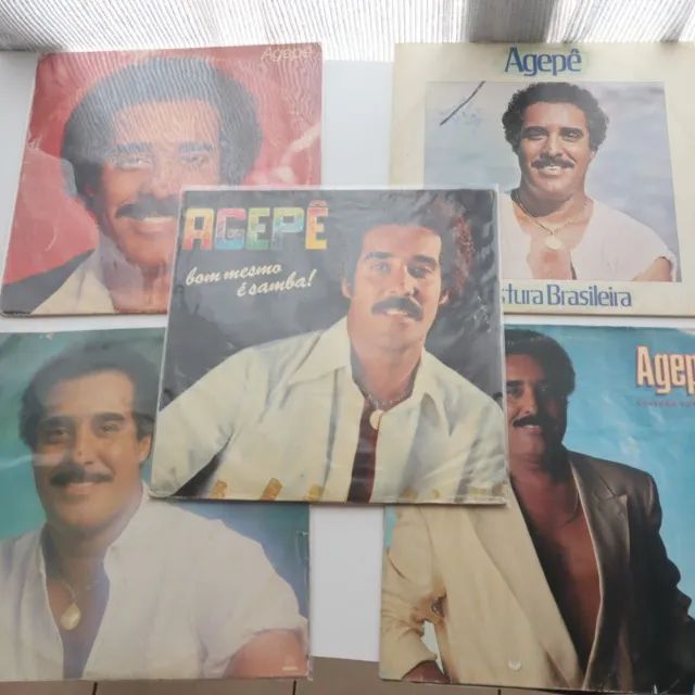 Lote de discos de vinil Agepê 