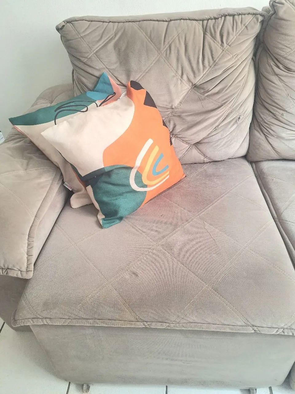 Vende-se sofá de 2 lugares reclinavel  - Foto 3