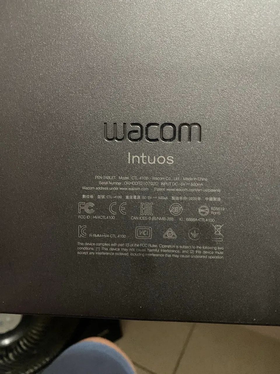 MESA DIGITALIZADORA WACOM INTUOS CTL4100/K0-AX - Foto 2