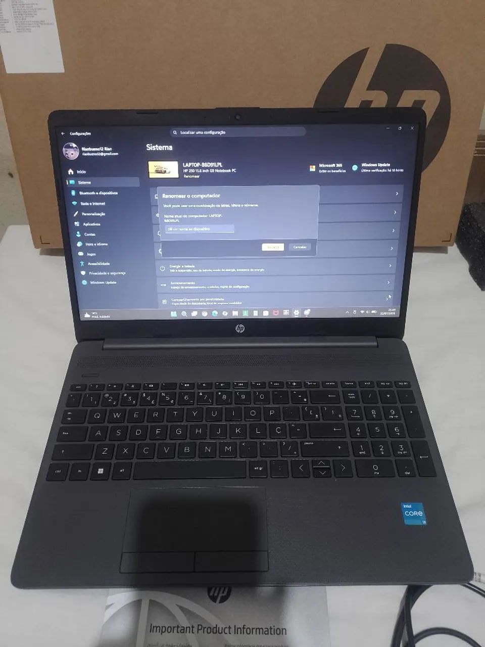 Notebook HP 256 G9 notebook PC  - Foto 5