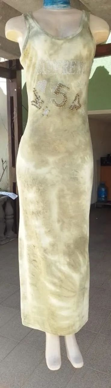 VESTIDO LONGO DE MALHA ONSAY - Foto 3