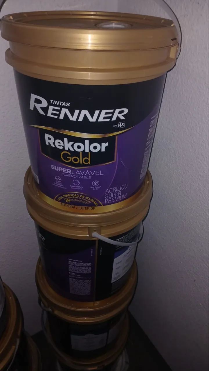 Vendo tinta Rekolor Gold premium- Branco fosco Renner 16 L
