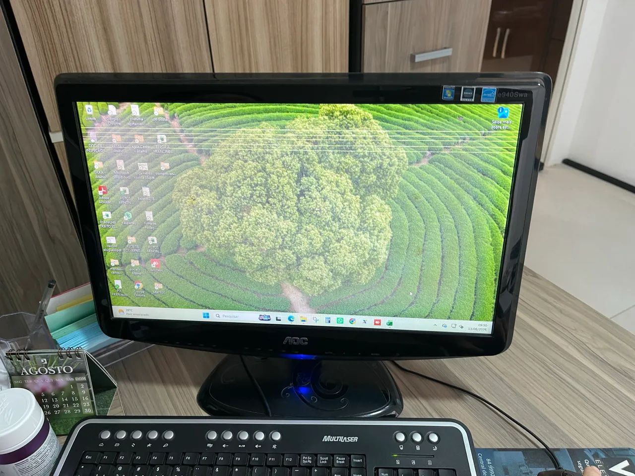 Monitor AOC LCD 18,5 pol (e940Swa)  - Foto 2