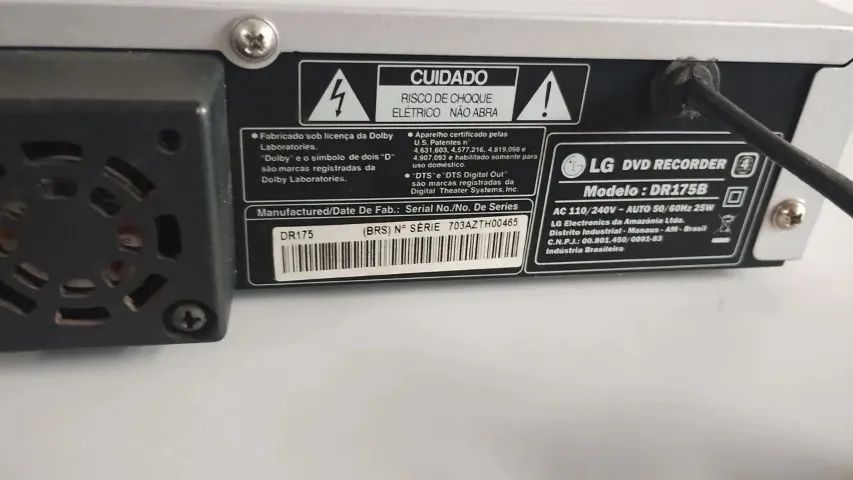  VÍDEO CASSETE E DVD LG DC-596B - Foto 4
