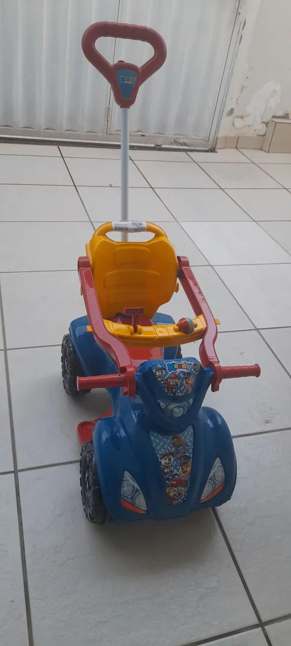 Carrinho Dog Menino Azul Quadriciclo