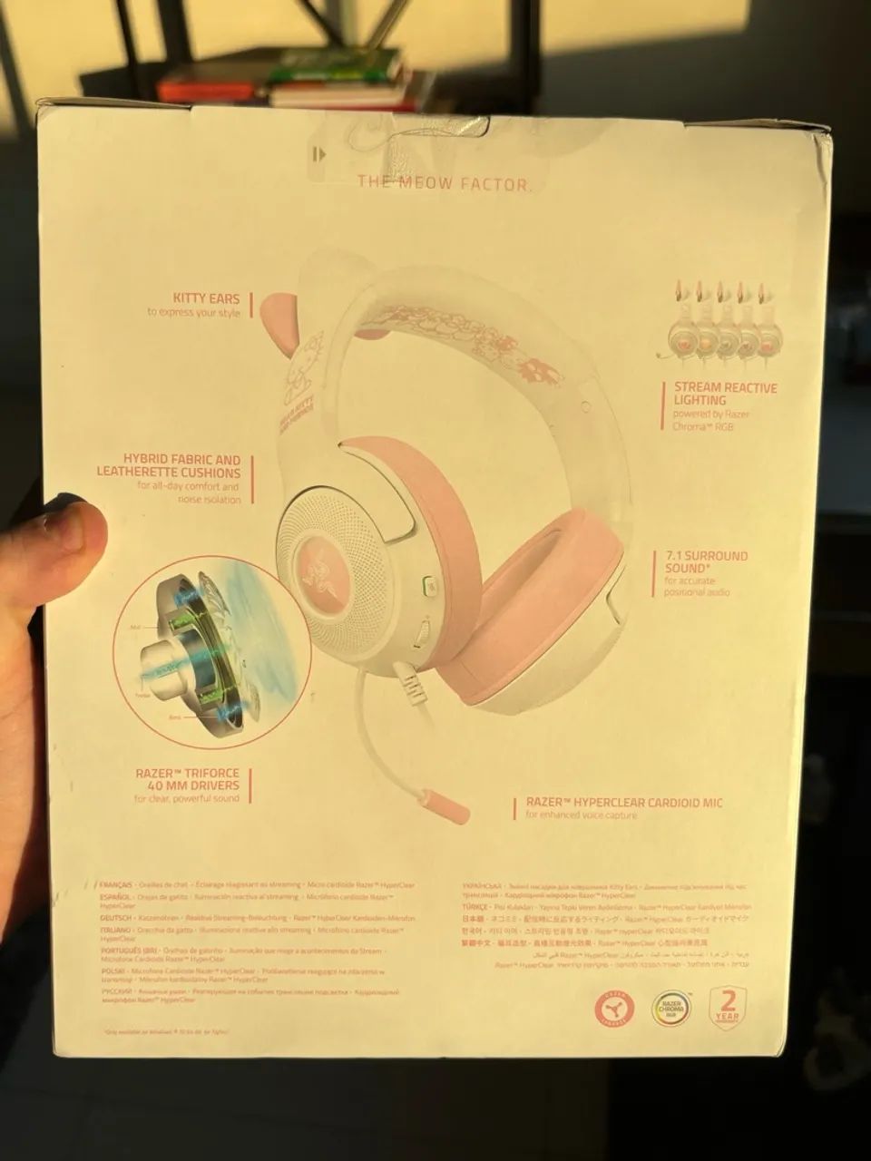 Razer Kraken Kitty V2 Hello Kitty And Friends - Foto 2