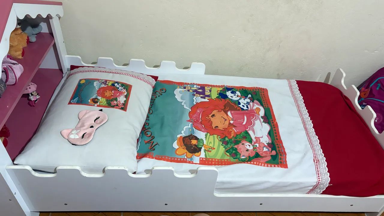 Cama infantil castelo com colchão  - Foto 3