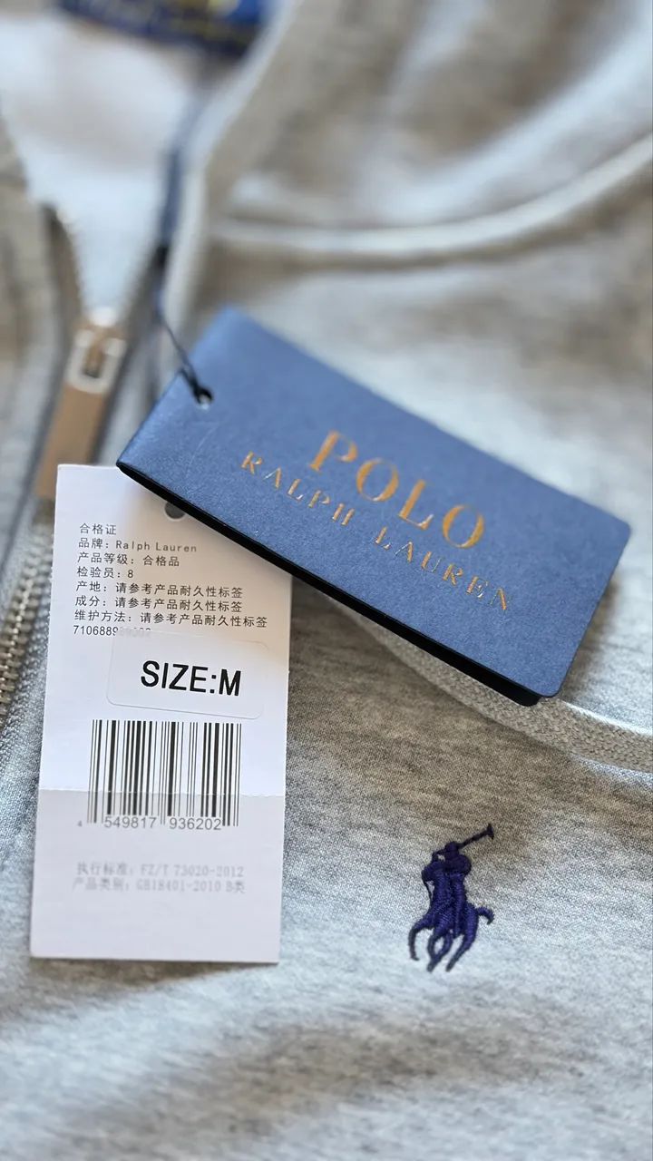 Moletom ralph Lauren cinza  - Foto 5
