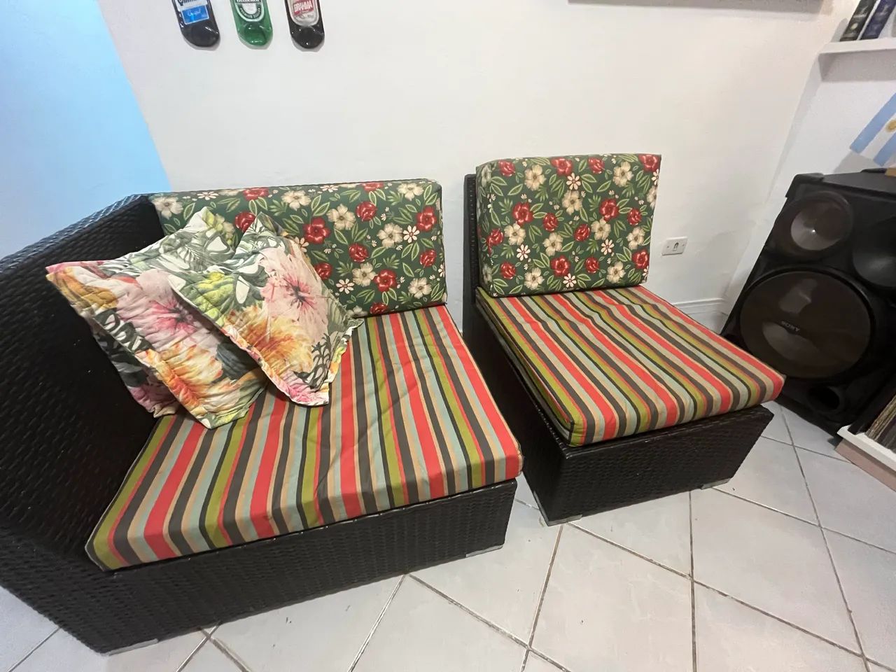 Centro e sofá em vime446558815136655360