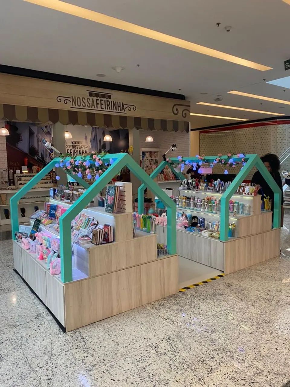 Quiosque para shopping Pronto para trabalhar,  com projeto elétrico e estrutural. - Foto 3