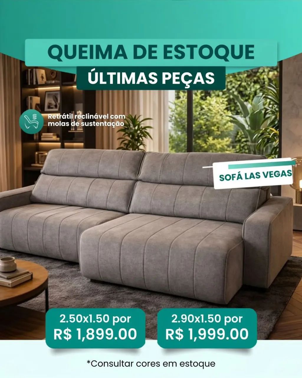 Sofás em liquidação 1599 - Foto 3