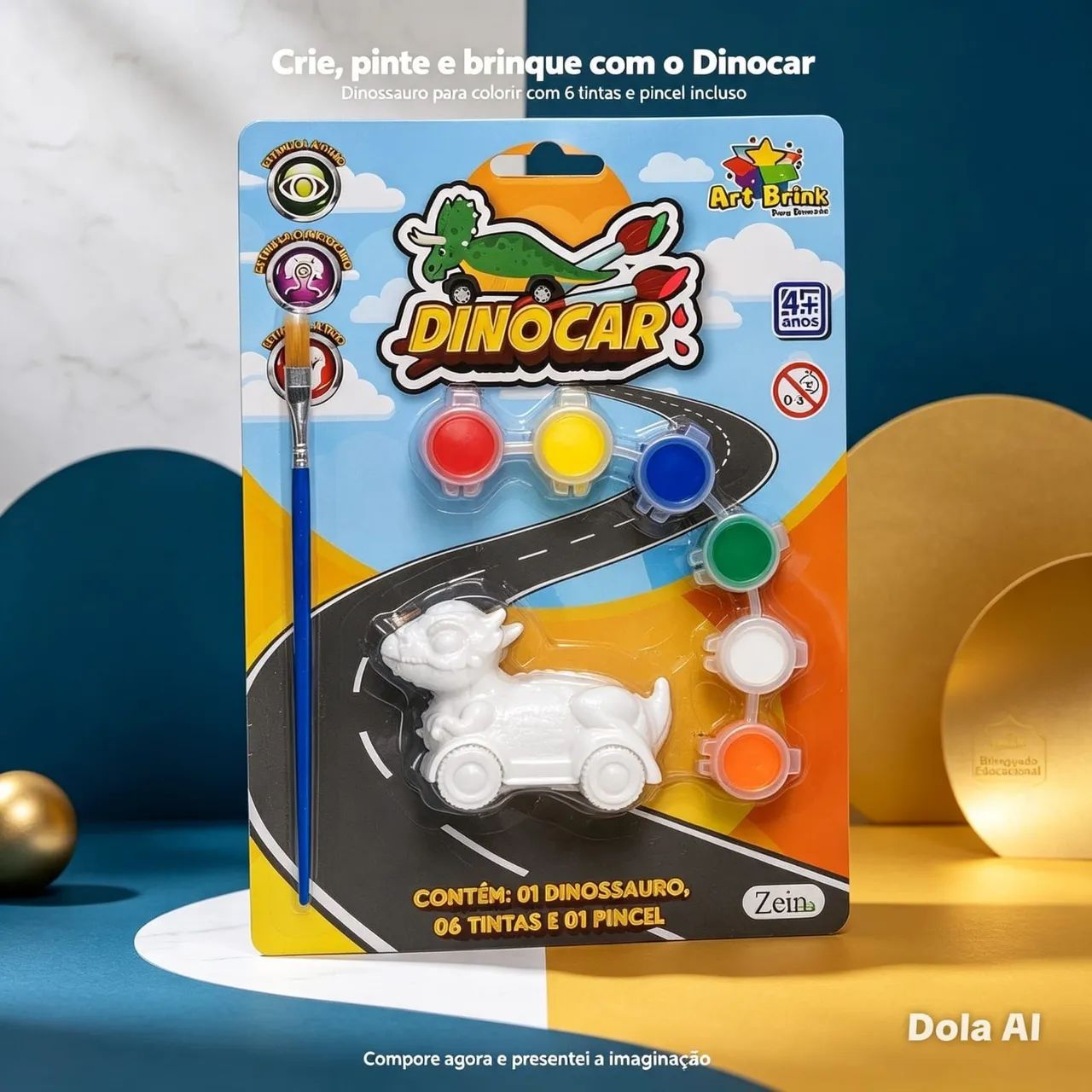 DINOCAR: pinte, brinque e se divirta! - Foto 5