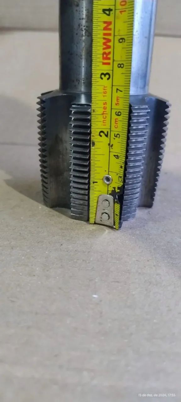 Macho manual industrial - 3 polegadas - 3,177 KG - kit 3 unidades  - Foto 4