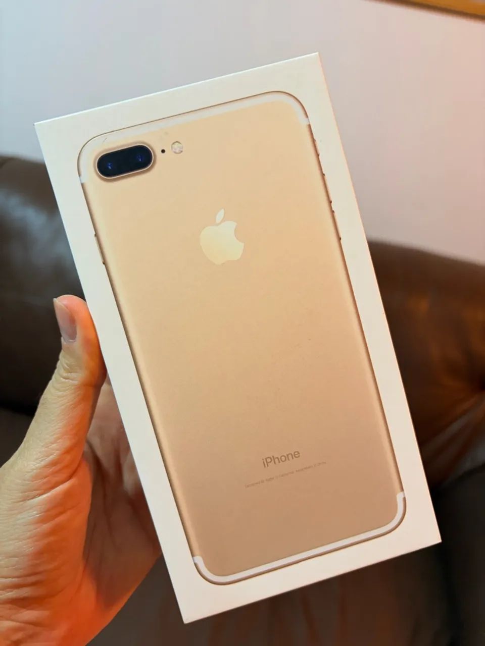iPhone 7 Plus Gold de 128GB em perfeito estado - Foto 5