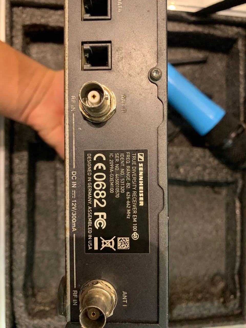 Microfone Sennheiser ew100 G3 Original + Hard Case  - Foto 2