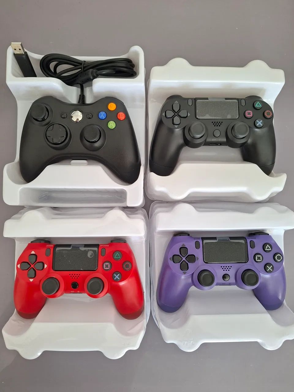 Controles para Xbox 360, PS4, PC, TV e Celular