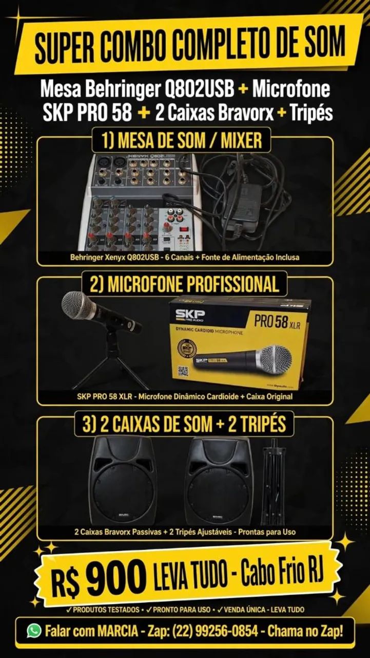 Equipamentos de Som 