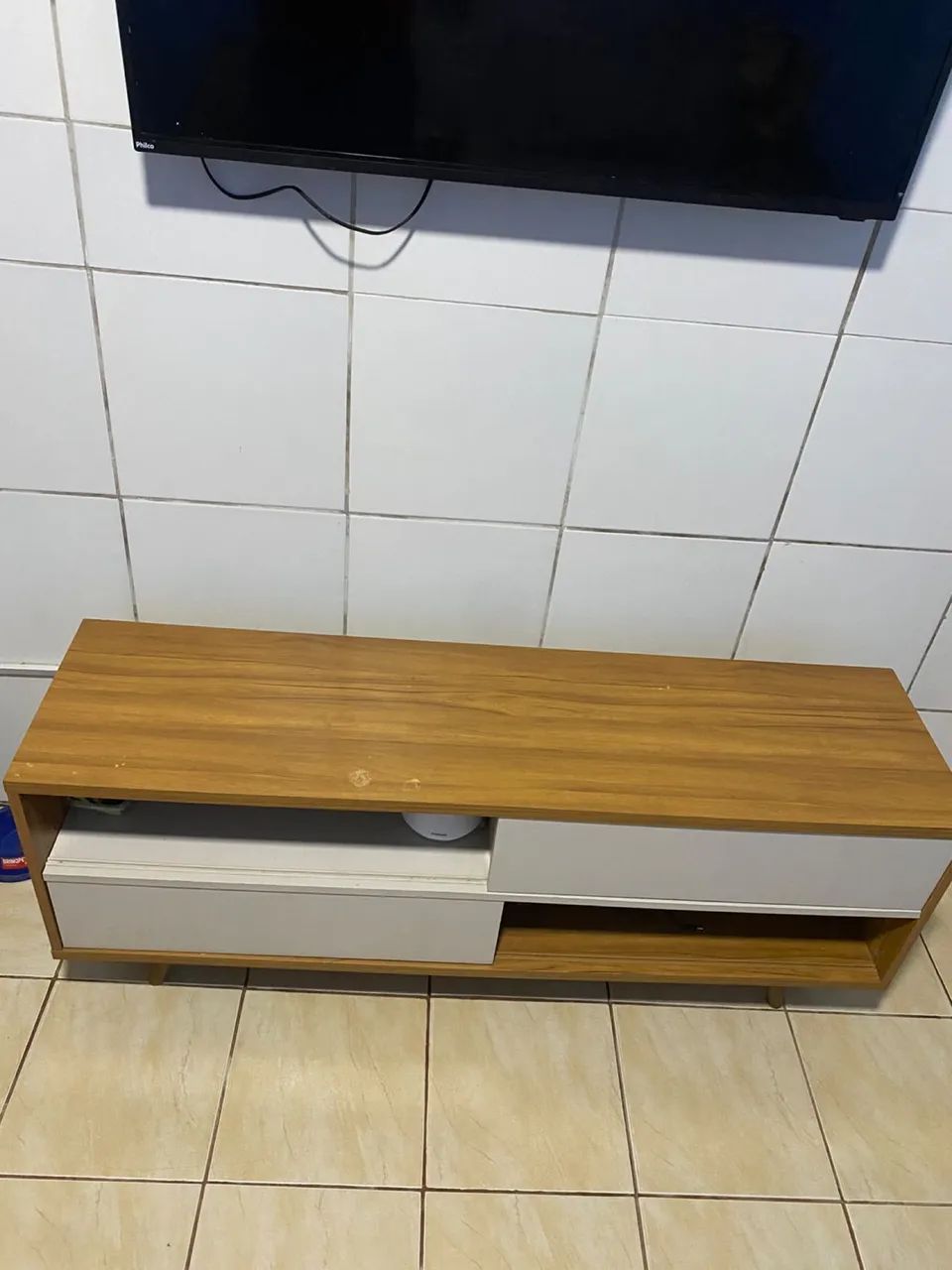 Vende-se Rack Para Tv Até 50 Polegadas Erevan 2 Portas Freijó - Foto 3