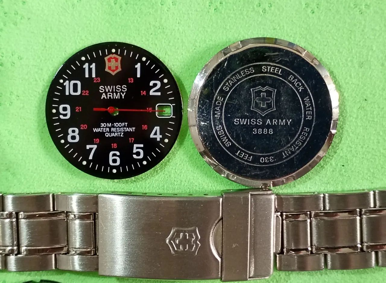 Relógio Victorinox Swiss Army 3888 para restauro ou peças LEIA