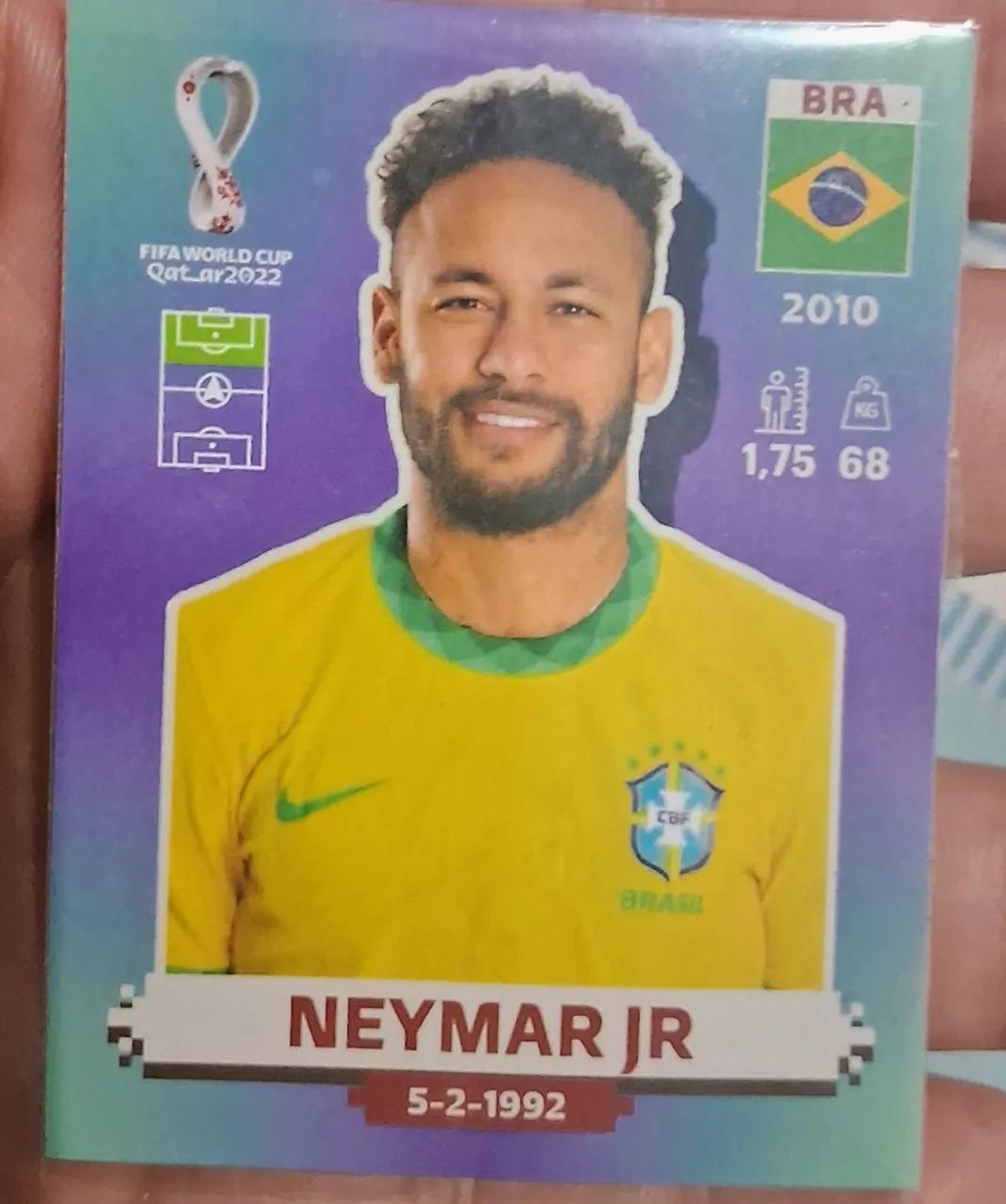 Duo o Craques das Copas - Neymar Jr  - 2018 e 2022 - Foto 3