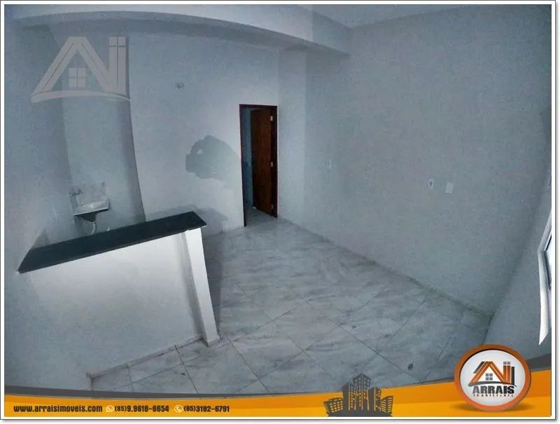 Apartamento com 1 dormitório para alugar, 32 m² - Parangaba - Fortaleza/CE - Foto 2