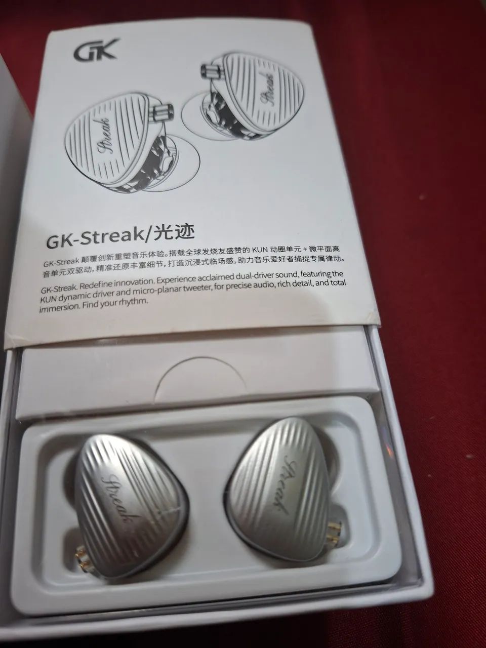 Fone GK Streak + módulo Bluetooth TRN BT20 Pro - Foto 5