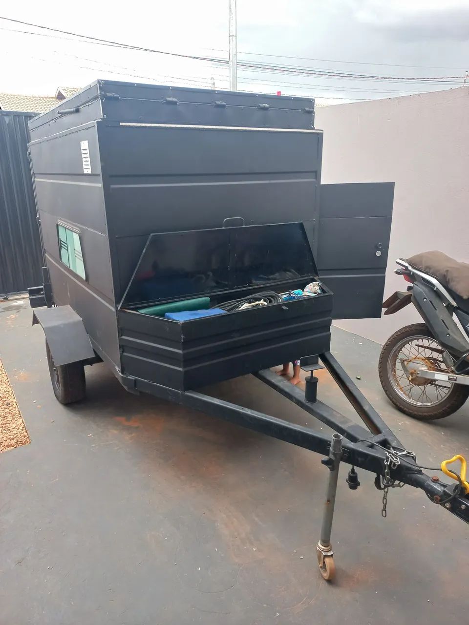 Carretinha baú mini trailer - Foto 2