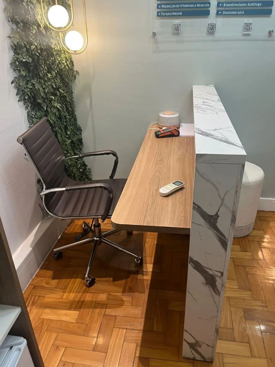 Balcão e bancada para recepção em MDF - Foto 2