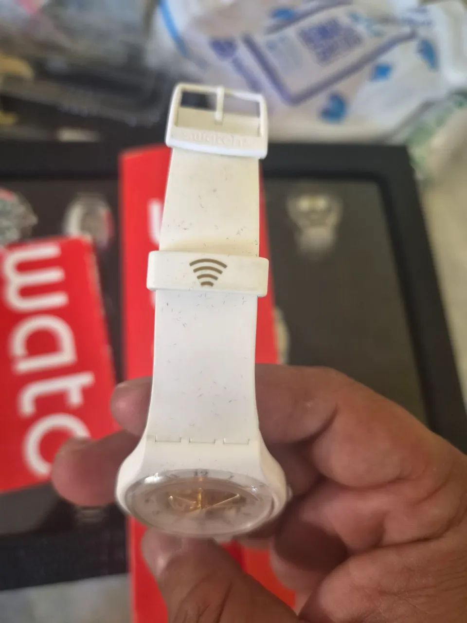 Relogio Swatch Skeleton bio ceramic Novo - Foto 5
