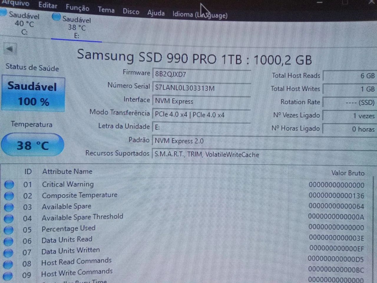 SSD nvme 1tb Samsung 990 Pro PCIe 4.0 PC note e PS5 - Foto 4