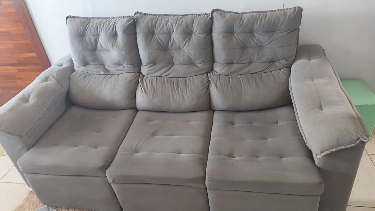Sofá retrátil semi novo - Foto 3