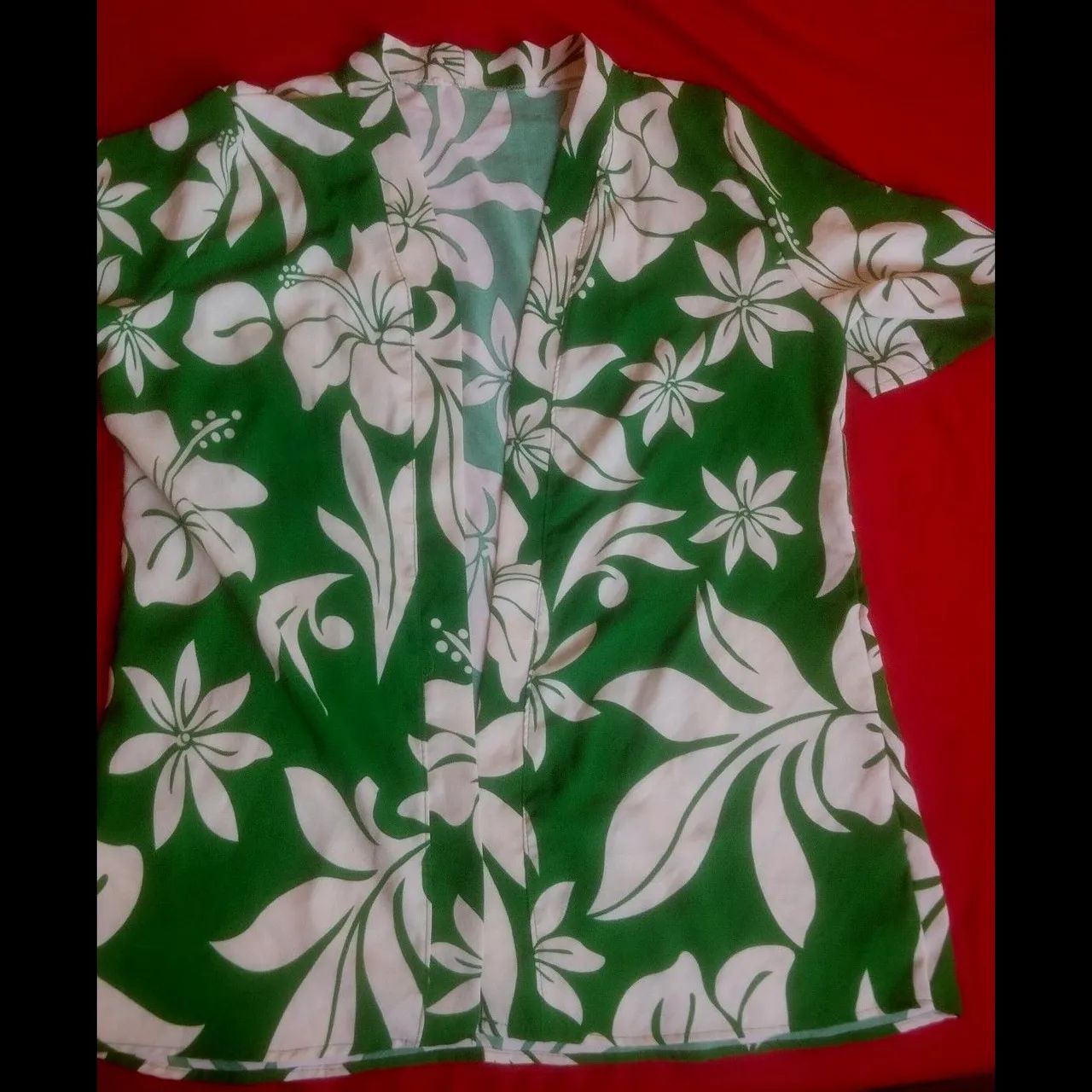 Conjunto Floral Verde 