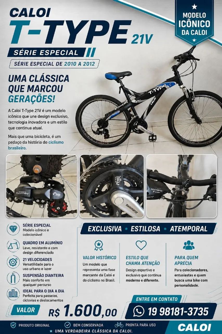 Caloi T-Type Edição Especial 