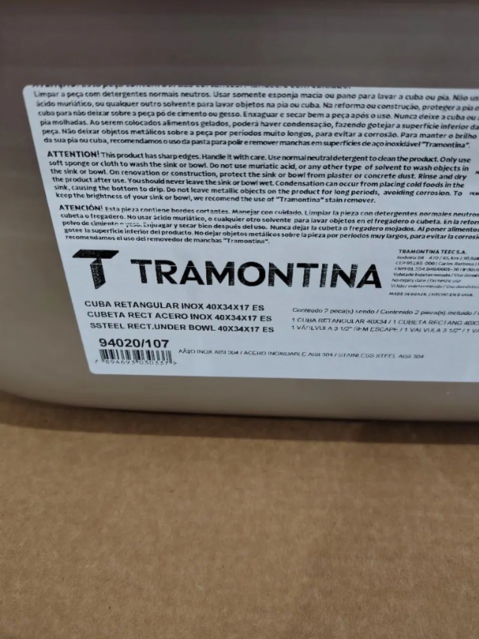 CUBAS DE INOX TRAMONTINA ZERADAS - Foto 4