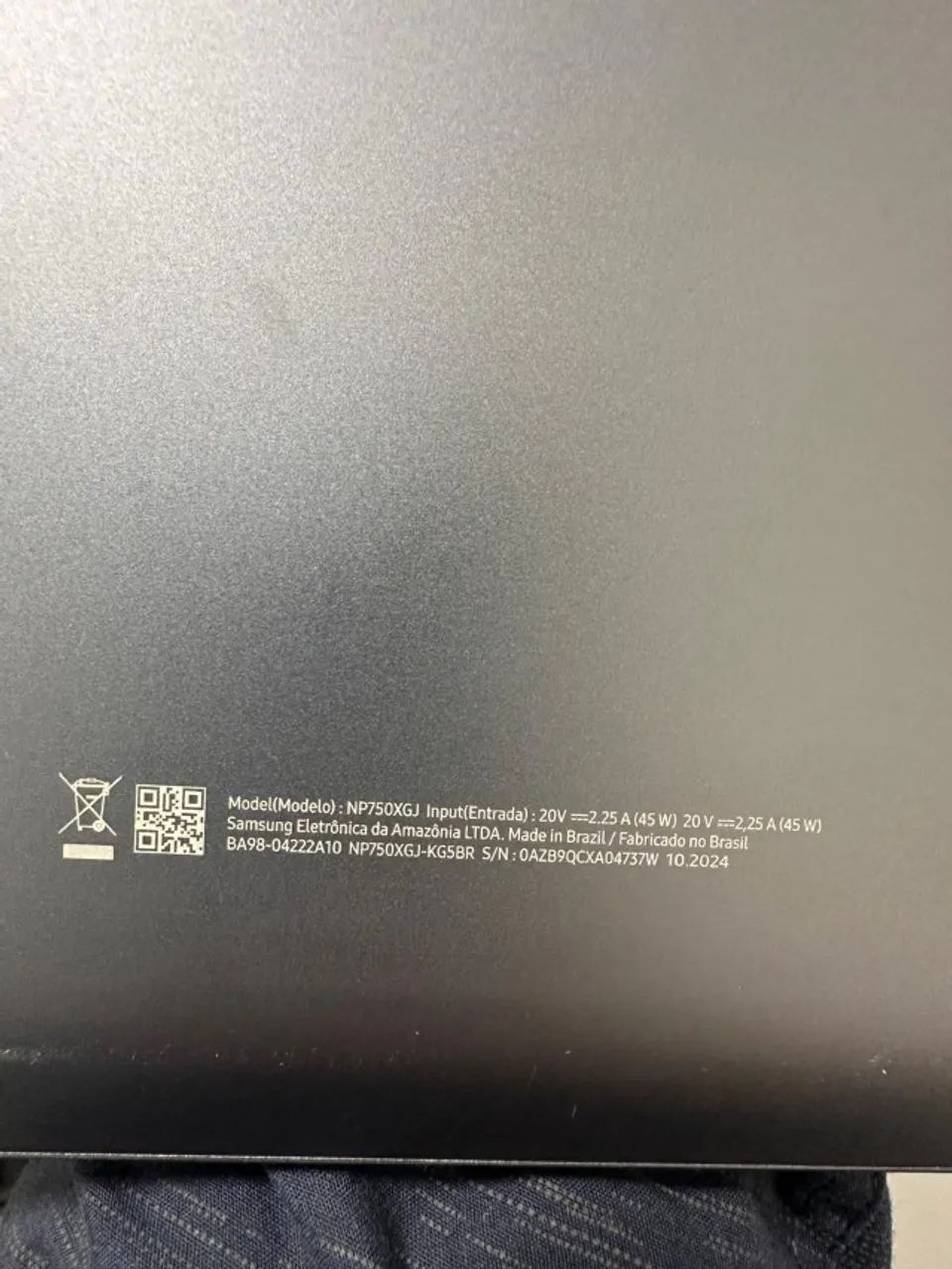 Carcaça e tela de notebook NP750XGJ - Foto 3