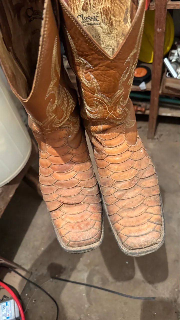 Bota Masculina de Couro - Foto 2