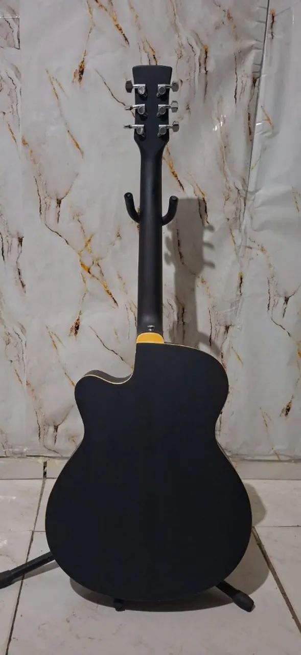 Lindo violão vooga elétrico  - Foto 2