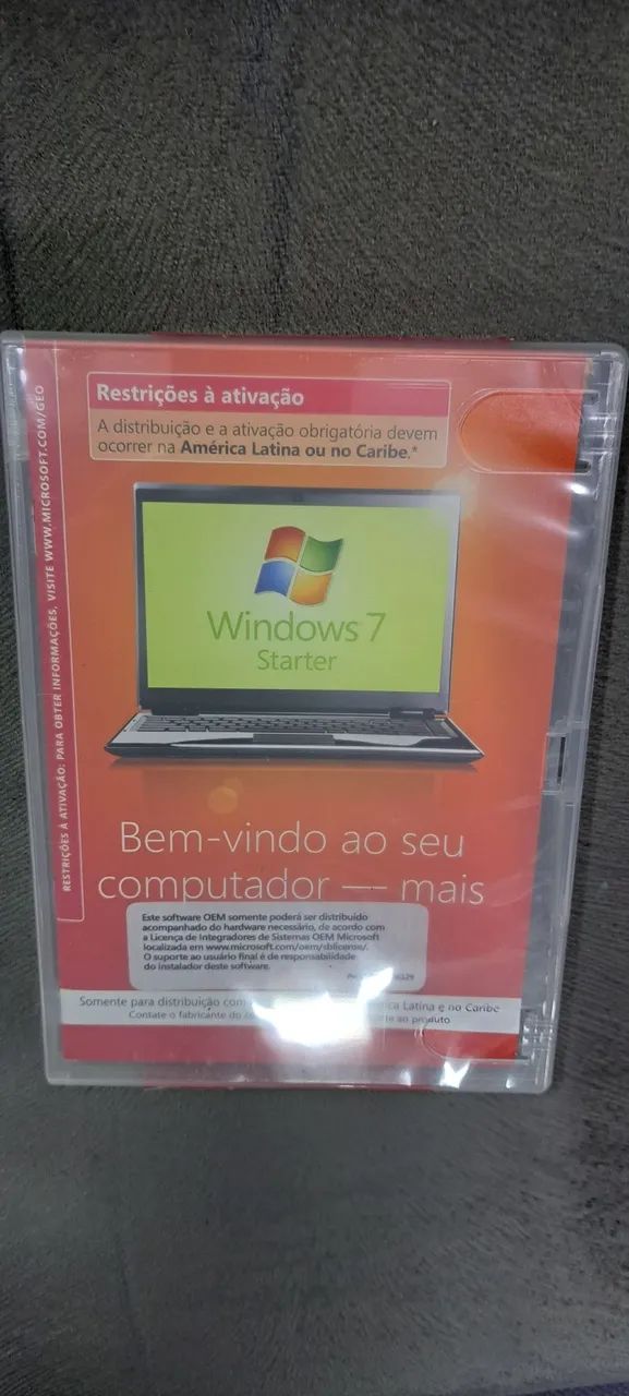 Dvd instalação Windows 7 starter 32bit  - Foto 2