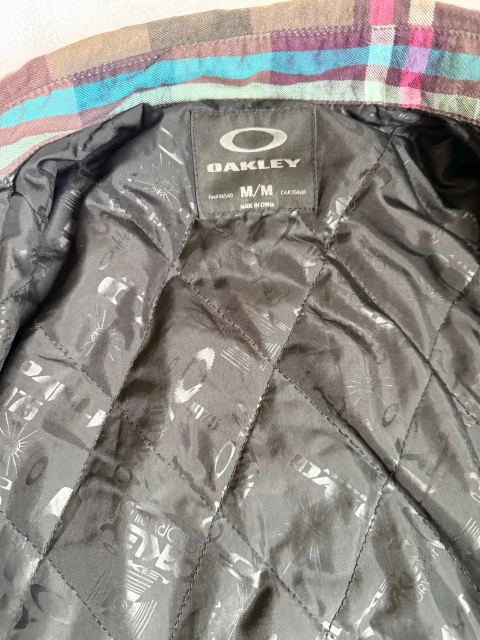Camisa Oakley Manga longa xadrez M  - Foto 2