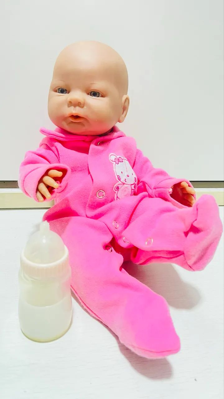Lote com duas bonecas bebê em vinil  - Foto 5
