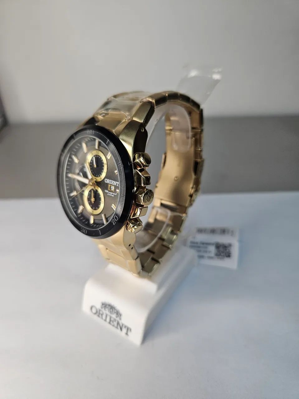 Relógio Quartz Aço Dourado Orient - Foto 3