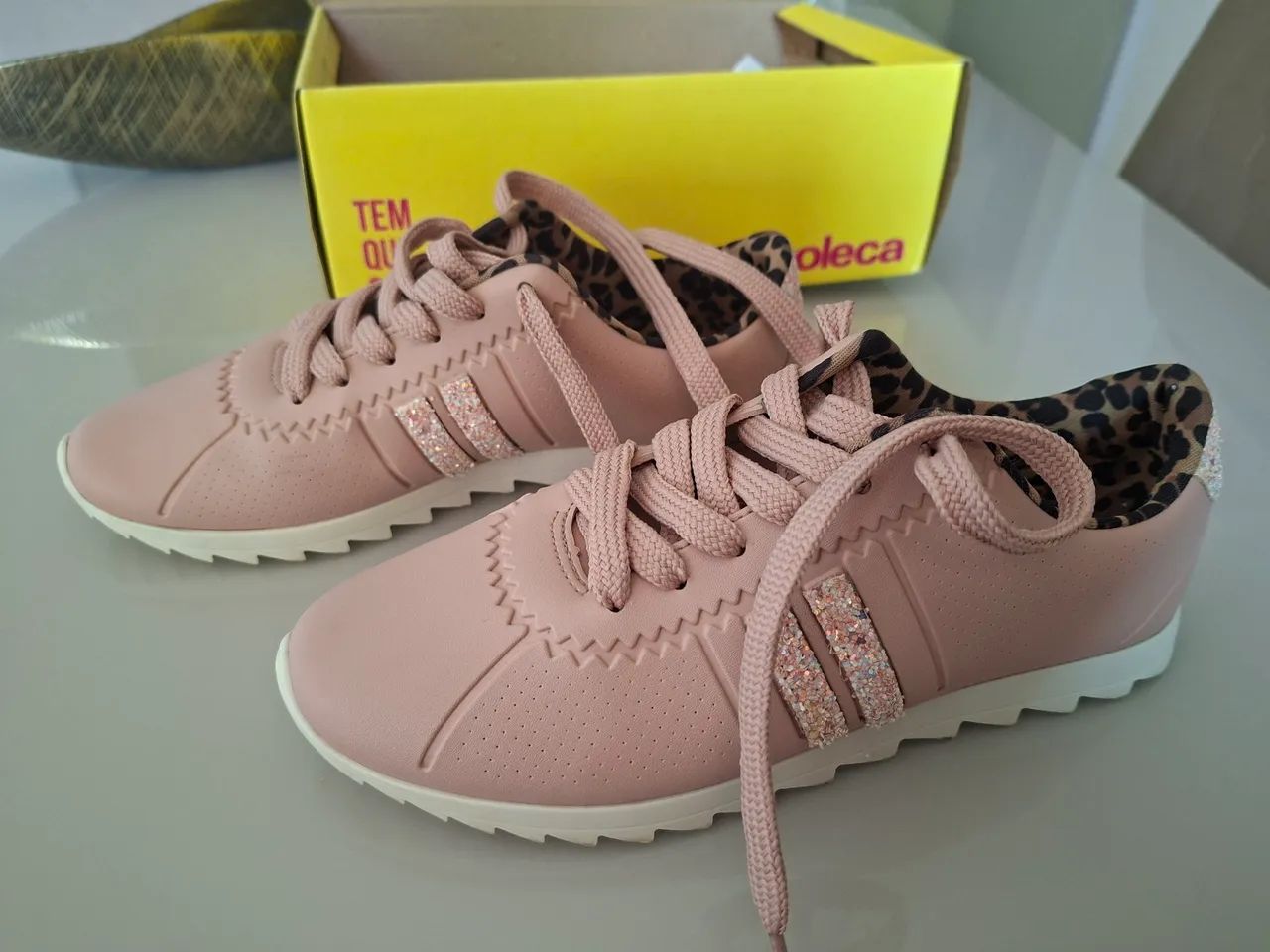 Tenis Moleca rosa n. 36 semi novo