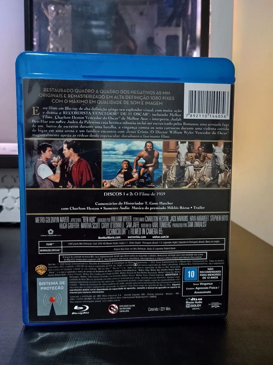 Blu-ray Ben-Hur Edição de 50 anos - Foto 3