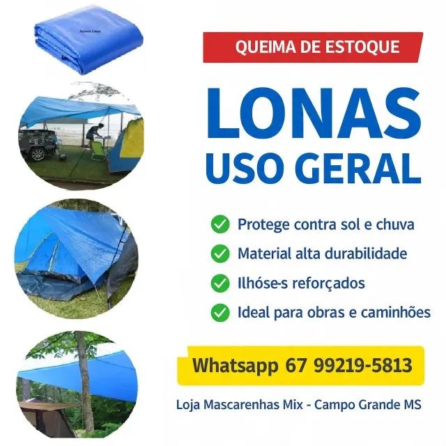 Lona Novas Varias Medidas e Espessura COD: 068 - Foto 2