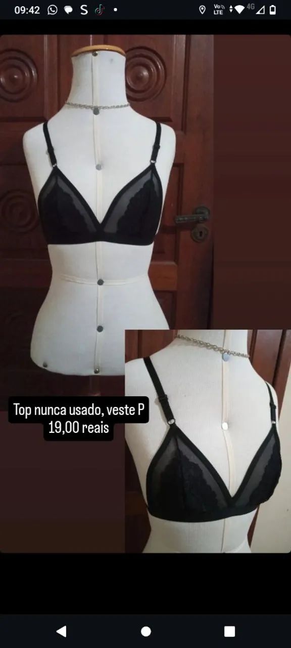 Brechó roupas novas e usadas