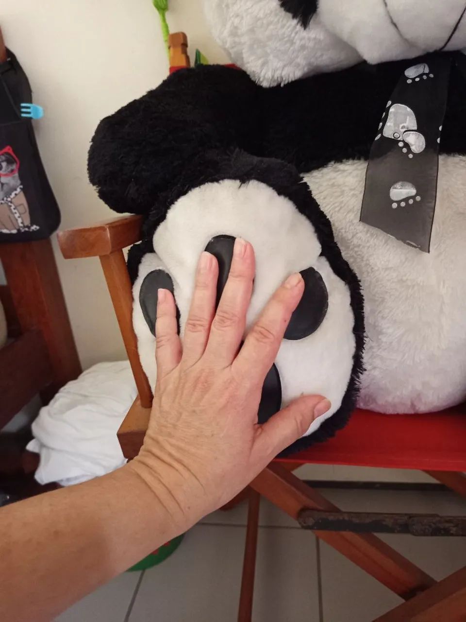 Baixou!!! Urso Panda de pelúcia grande. - Foto 4